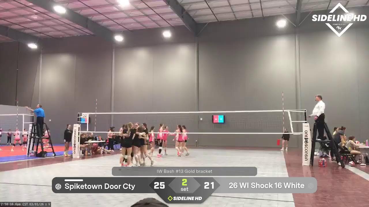 26 WI Shock 16 White vs. Spiketown Door Cty (2026.03.01)