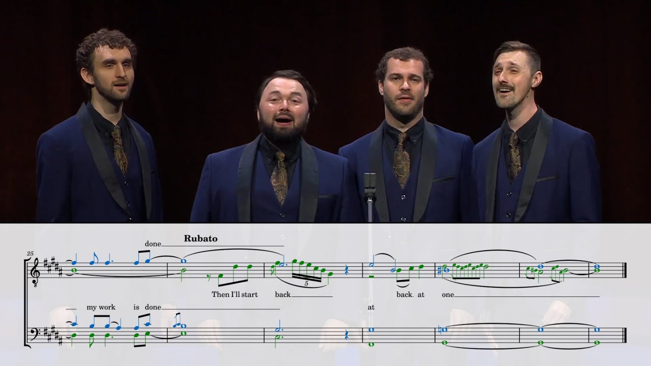 r&b meets barbershop (Back At One - Praxis - Transcription)