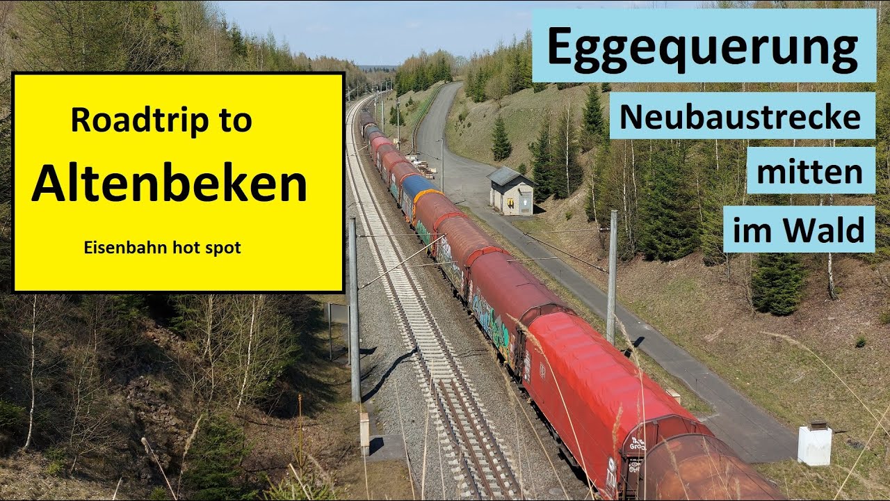 Eggequerung Eggetunnel - Neubaustrecke mitten im Wald - Roadtrip to hot spot Altenbeken - Alex E AE