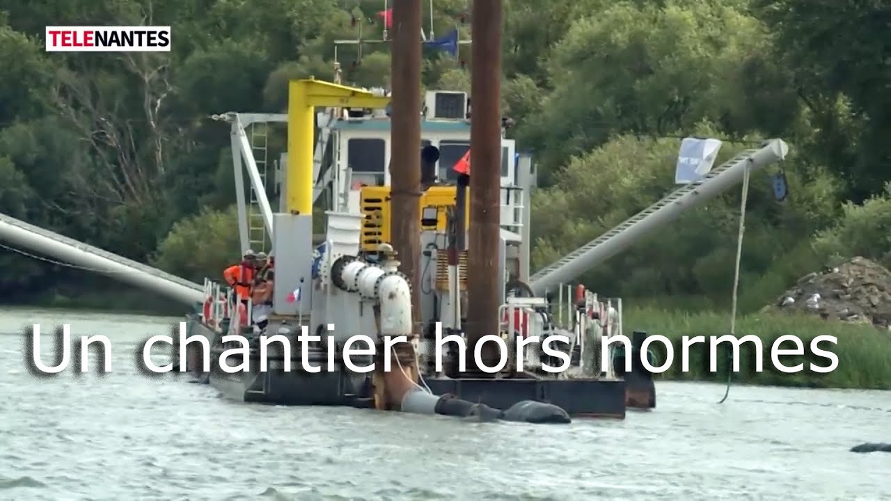 Un chantier sur mesure pour rééquilibrer le lit de la Loire