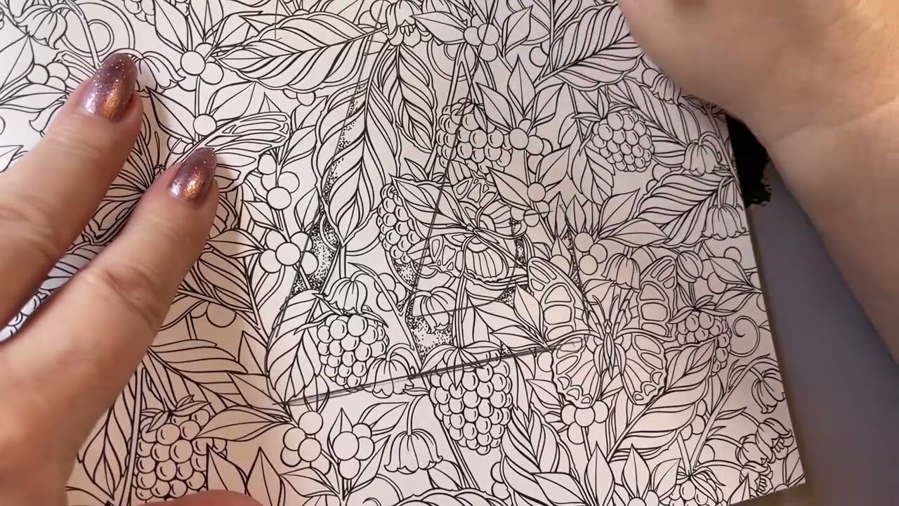 Adult Coloring - Flowerscape