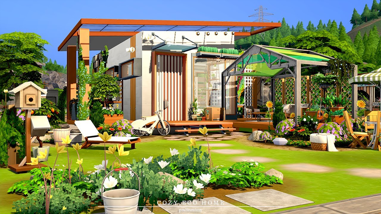 Cozy Eco Home | + Download | No CC | Stop Motion | The Sims 4