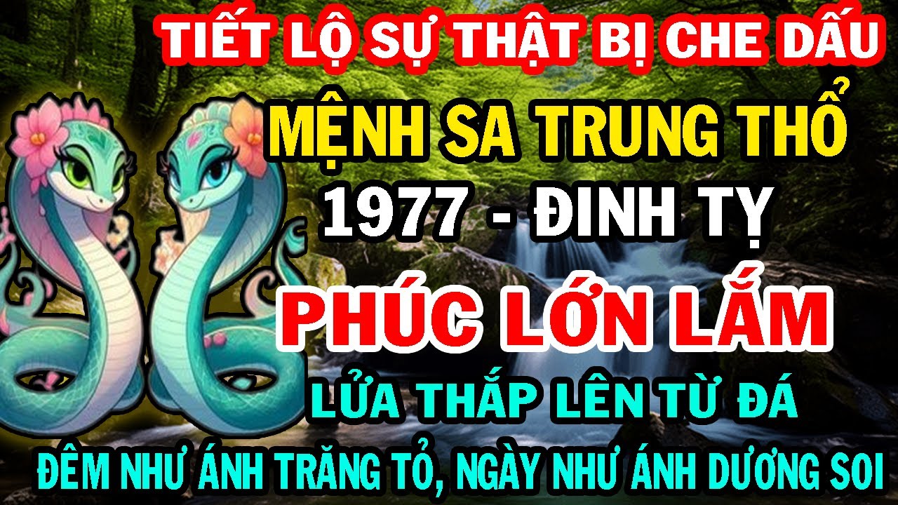 Sự Thật Bị Che Dấu Về Đinh Tỵ 1977 Có Phúc Có Phần, Về Già Hưởng Lộc Tổ Tiên, Nếu biết Bí Mật Này