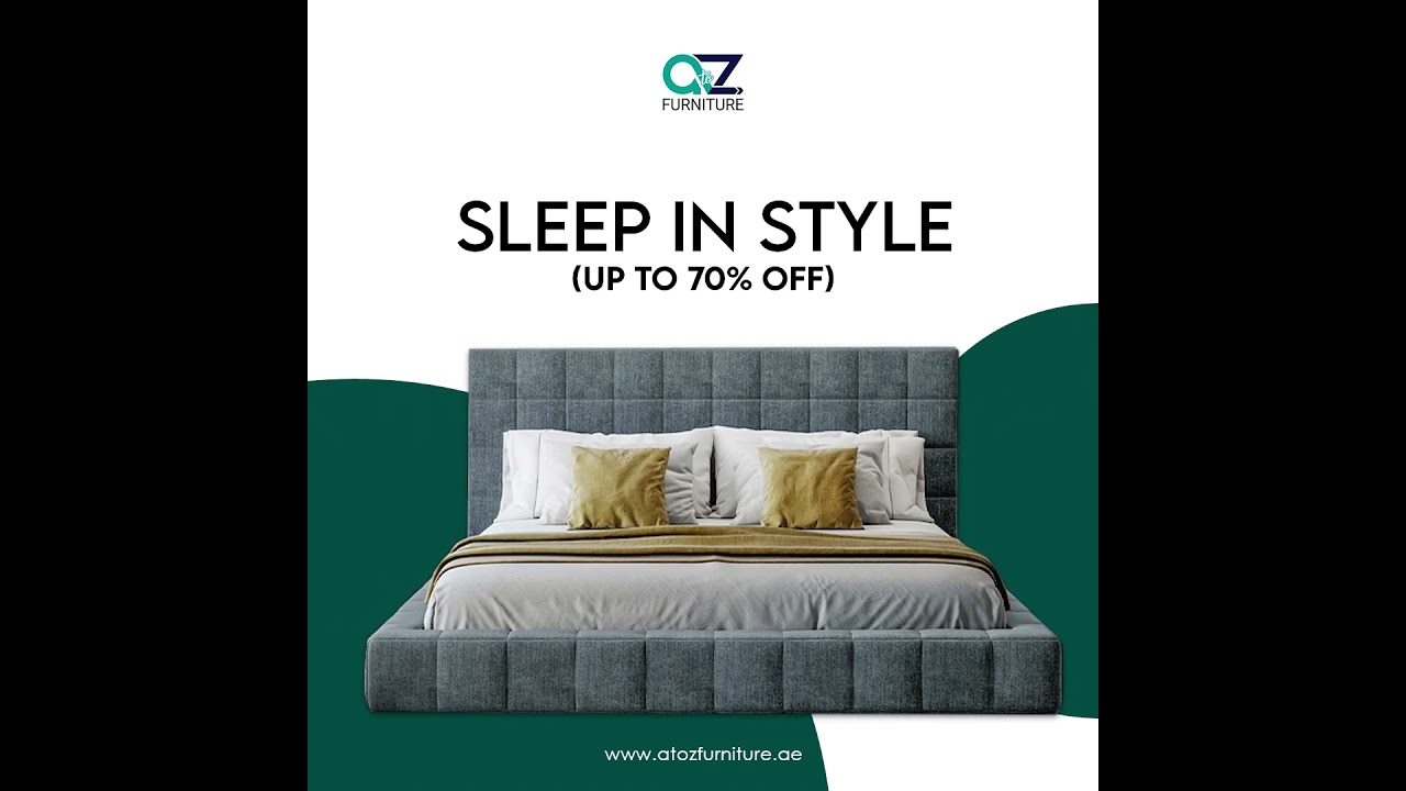 Upgrade your sleep routine and your bedroom with A to Z Furniture😍