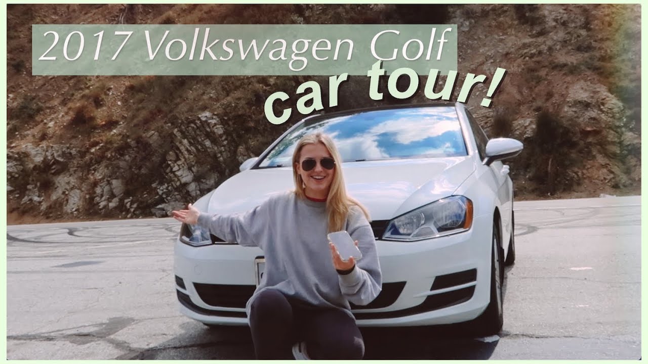 MY NEW CAR TOUR!! | 2017 Volkswagen Golf Wolfsburg Edition