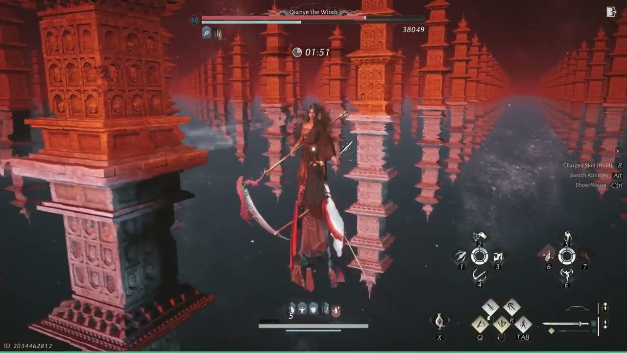 Where Winds Meet Qianye Abyss Trial No Hit   Hitless