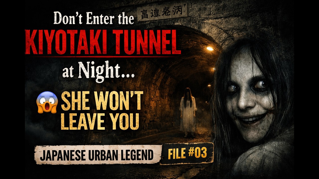 Don’t Enter the Kiyotaki Tunnel at Night… She Won’t Leave You 😨 | Japanese Urban Legend | File #03