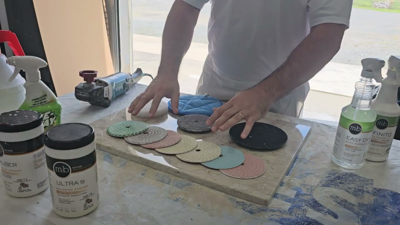 How To Use Marble Diamonds Pads -MB Ultra Turbo Pads