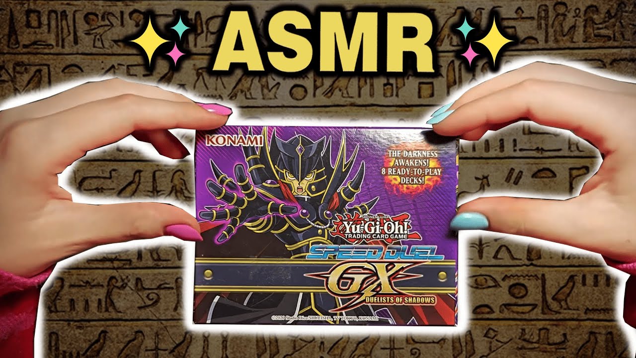 ASMR Unboxing YuGiOh Speed Duel GX: Duelists of Shadows✨