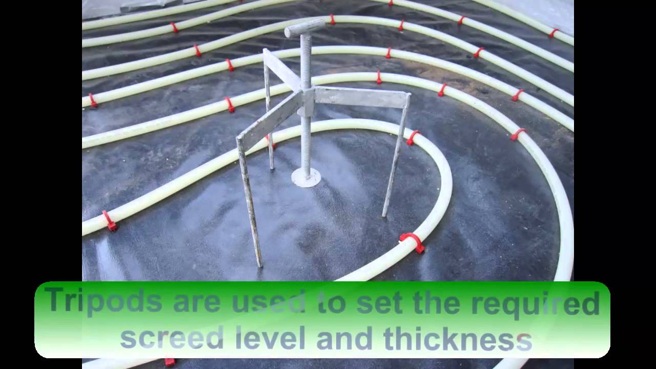 Flowing Screed