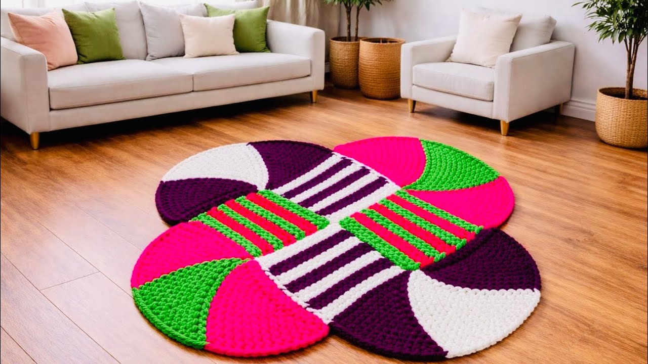 Handmade Woolen Doormat | Perfect for Living Room & Entrance😍/ परफेक्ट पायेदान बनाये😍