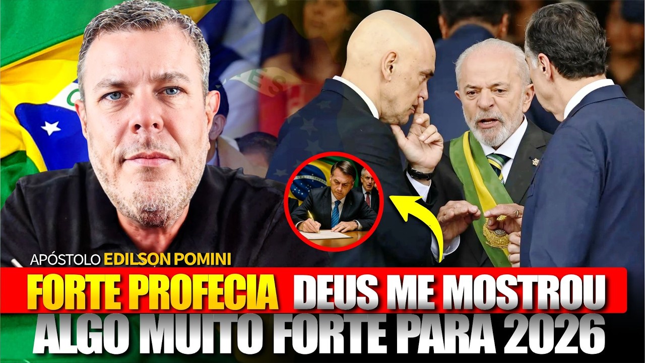 PROFECIA URGENTE | ASSISTA AS 6 VIS&Otilde;ES QUE DEUS ME MOSTROU PARA 2026 | AP&Oacute;STOLO EDILSON POMINI
