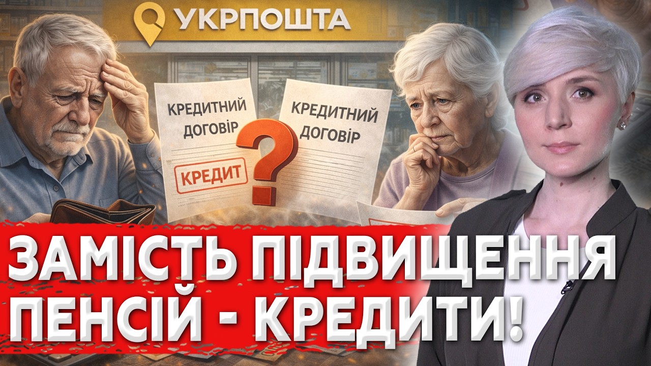 УКРПОШТА ДАСТЬ ПЕНСІОНЕРАМ КРЕДИТ “ДО ПЕНСІЇ”: А ВІДДАТИ ЧИМ?