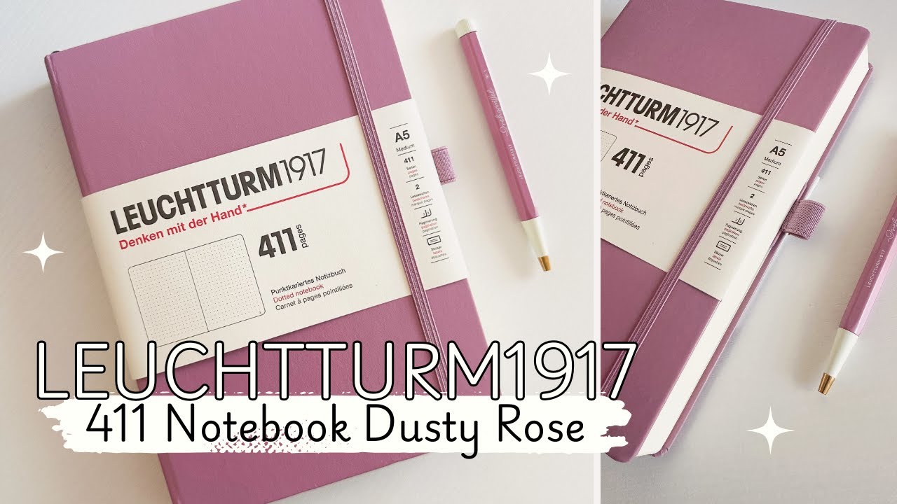Комплект ноутбука Leuchtturm1917 Dusty Rose 411 и аксессуаров