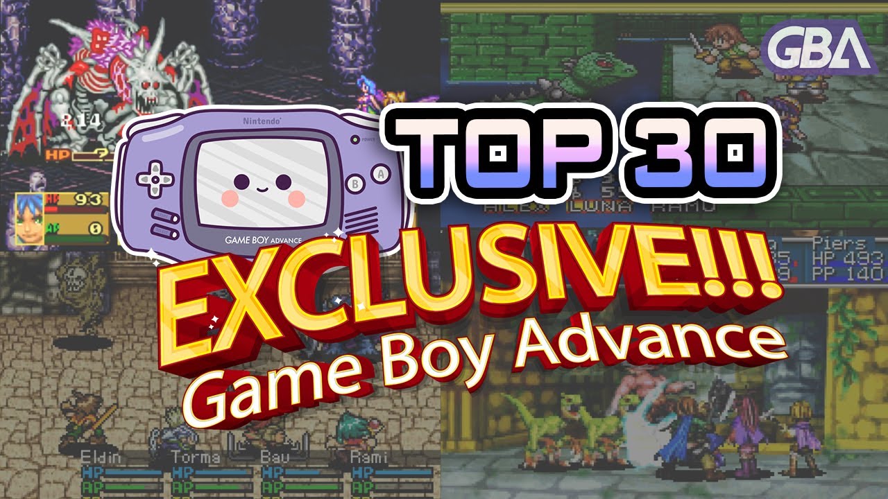 30 Best GBA Exclusive Games - Part 1 (Must Play!)