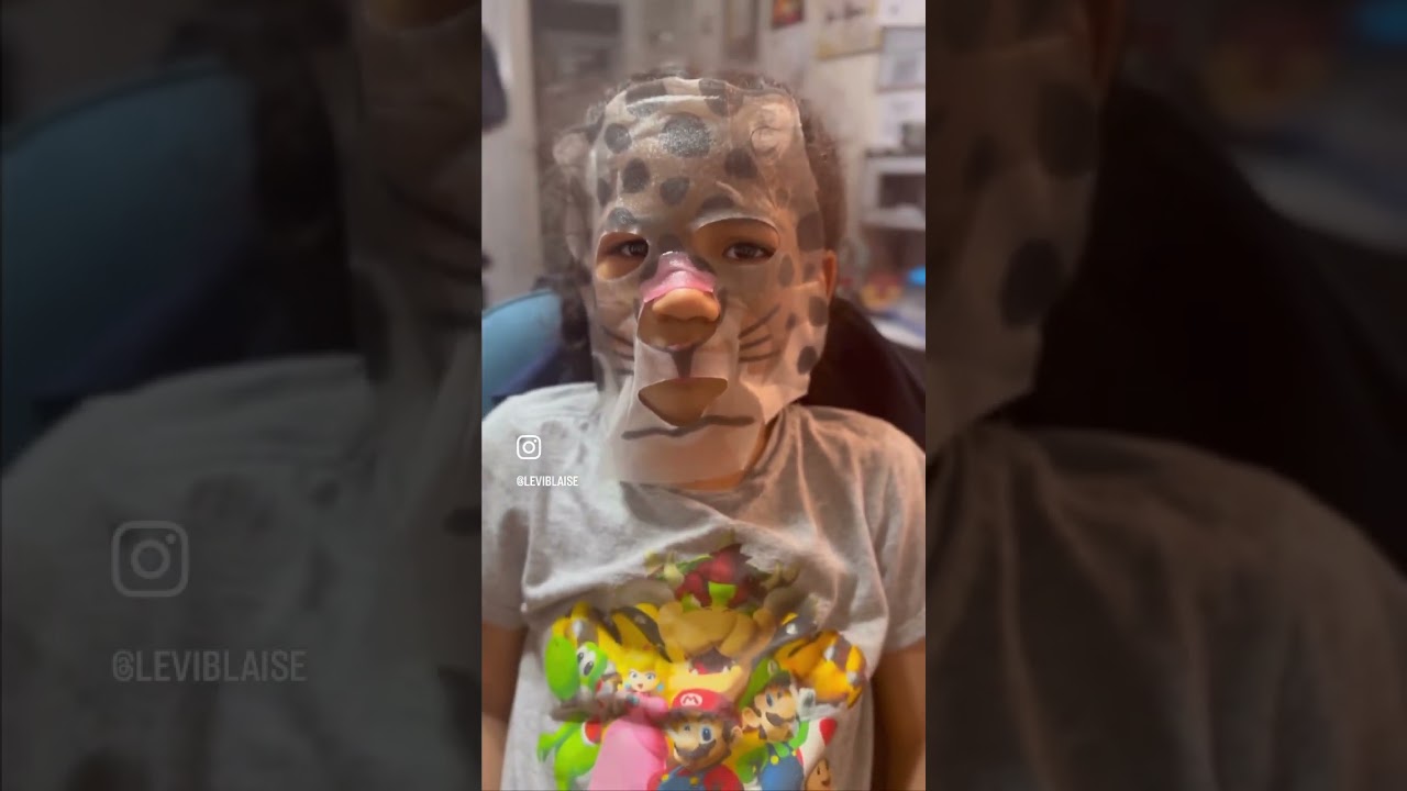 Trying out a facial mask for kids by @MasqueBAR | #kidsfacialmasks #skinmasque