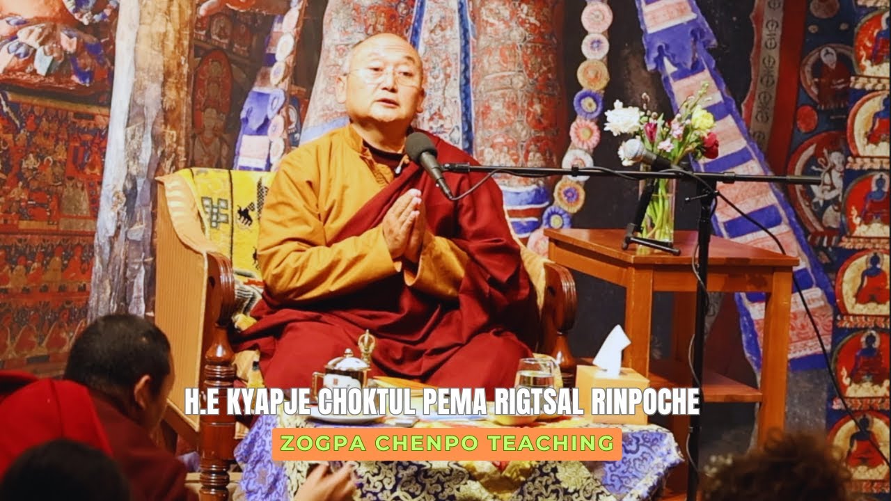 Zogpa Chenpo Great Secret of Mind by Kyapje Pema Rigtsal Rinpoche in Tibet House New York City