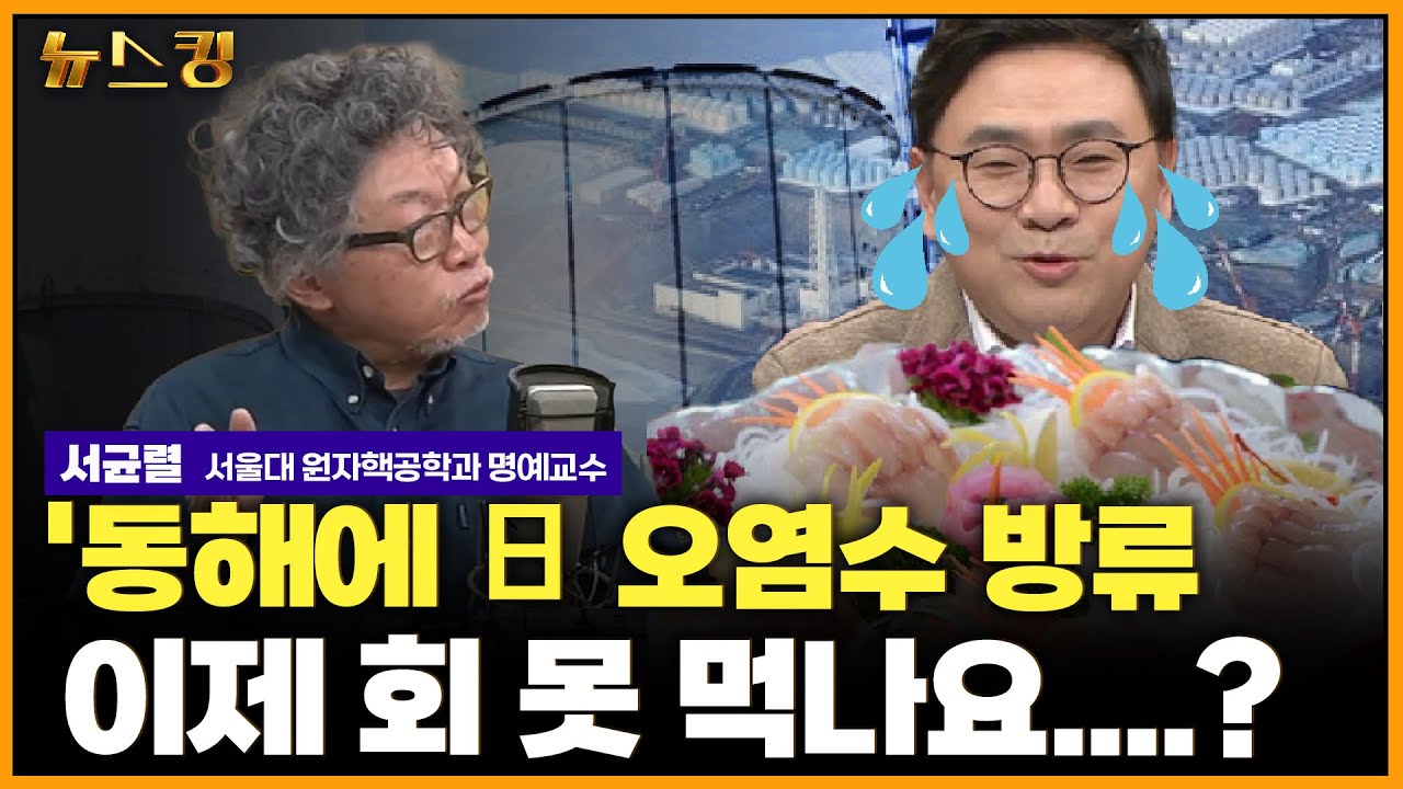 [뉴스킹] 동해에 日 오염수 방류이제 회 못 먹나요....? with 서균렬 서울대 원자핵공학과 명예교수_230202