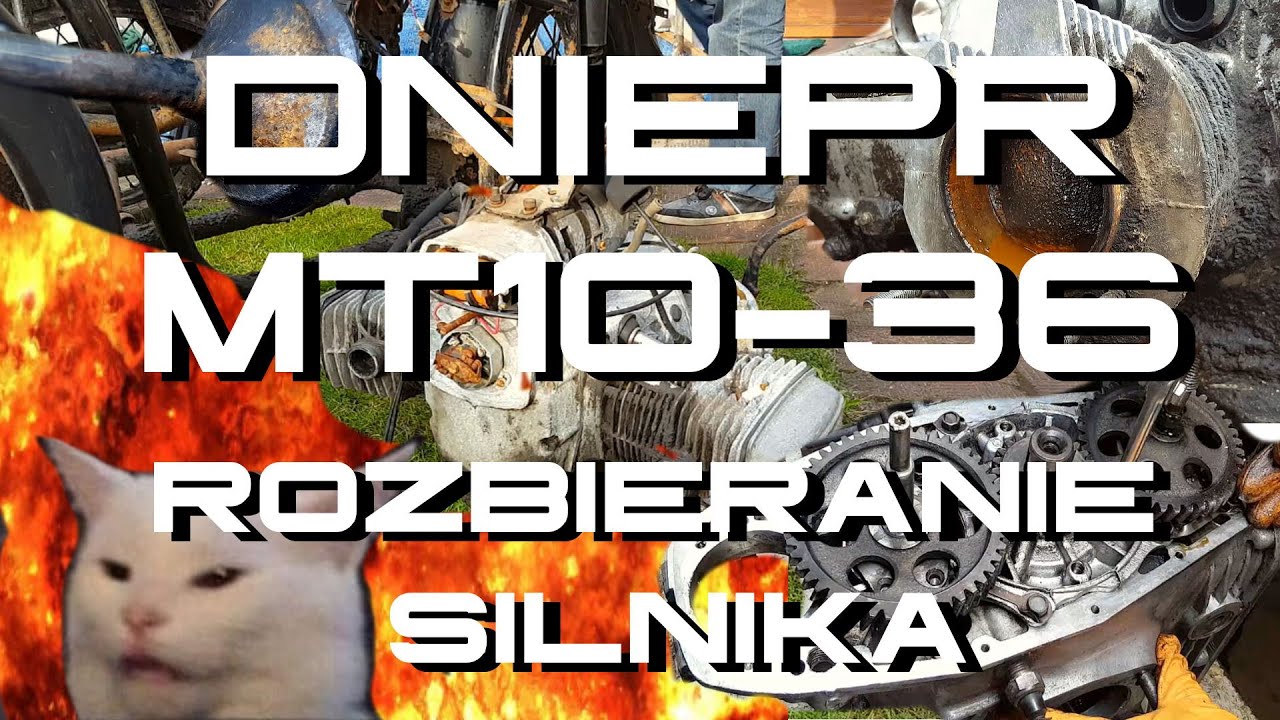 dniepr MT10-36 - rozbieranie silnika