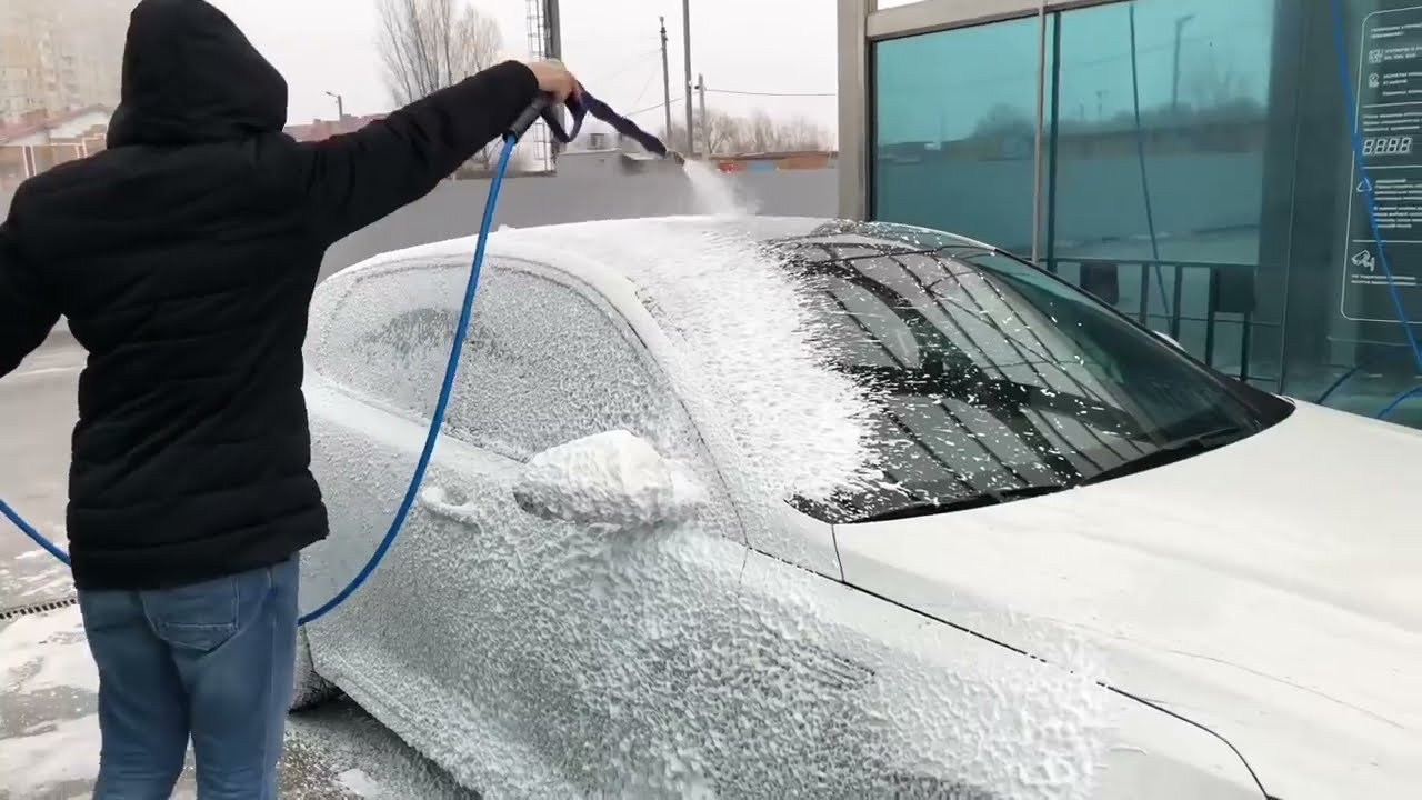 🔥KİRLİ BİR ARABA YIKAMAK! 🔥Kia Optima GT - köpük, balmumu, ozmoz.Araba yıkama kalın köpük Kia Optima