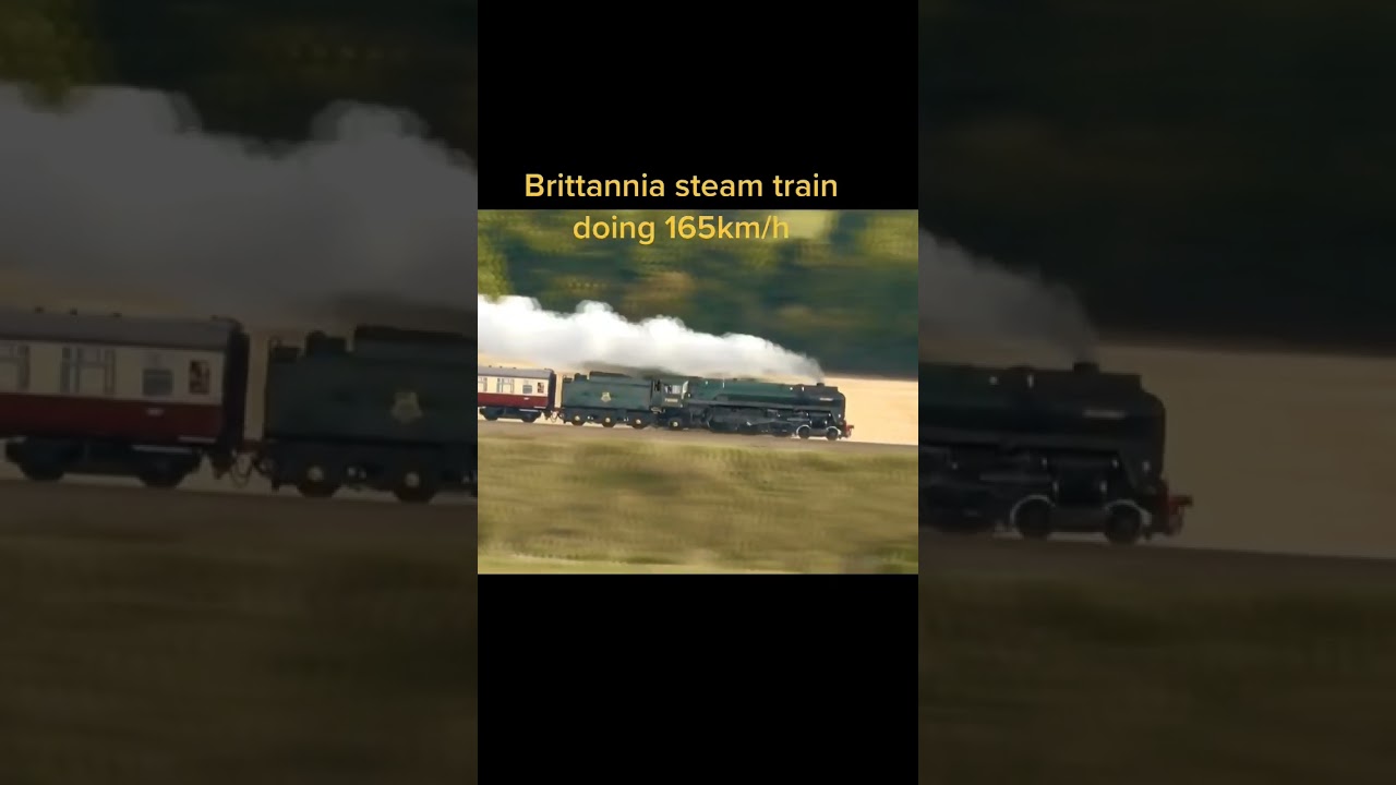 Oh my goodness, what a speed of this steam train #trains #speed #steamtrain #locomotive