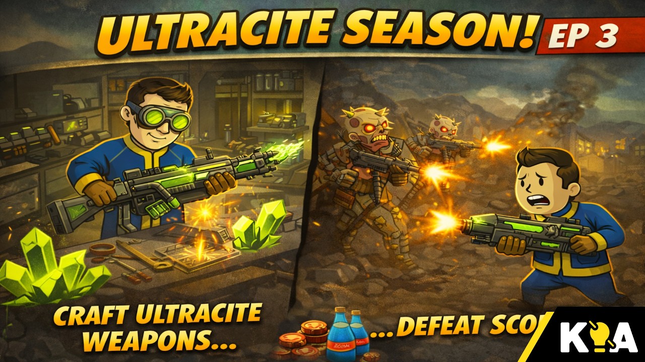 Crafting Ultracite Weapons! | Scorched Attack & Fallout TV Questline | Fallout Shelter EP3