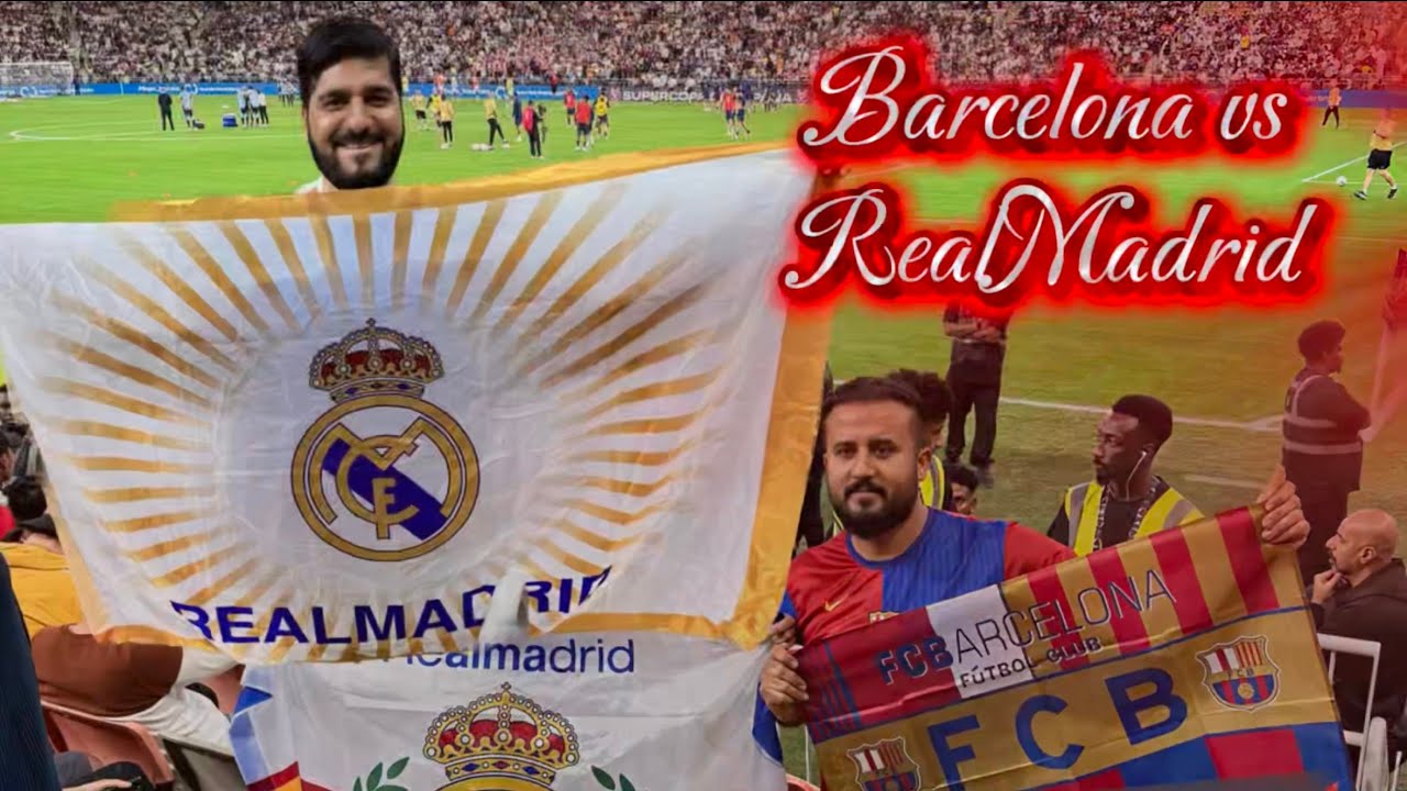 Barcelona VS Real Madrid | Spanish Super Cup 2025 Final 🇪🇸🔥