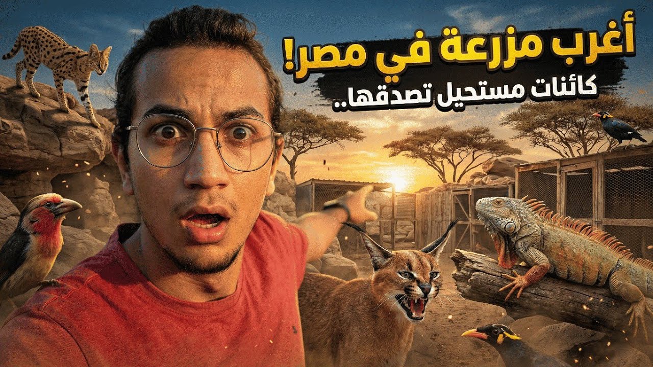 أغرب حيوانات مش هتشوفها في أي مزرعة في مصر
