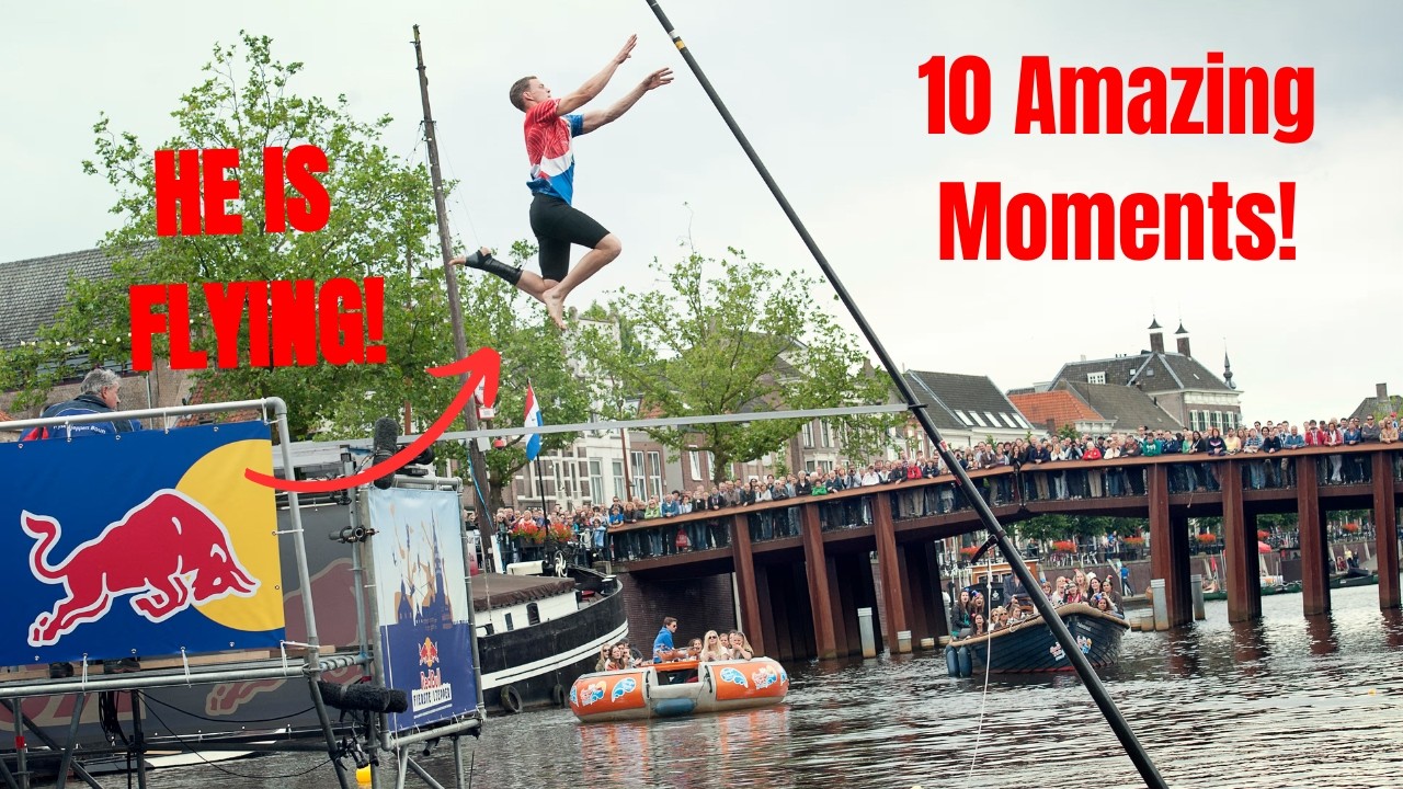 10 Amazing Canal Jumping Moments! (Fierljeppen!)