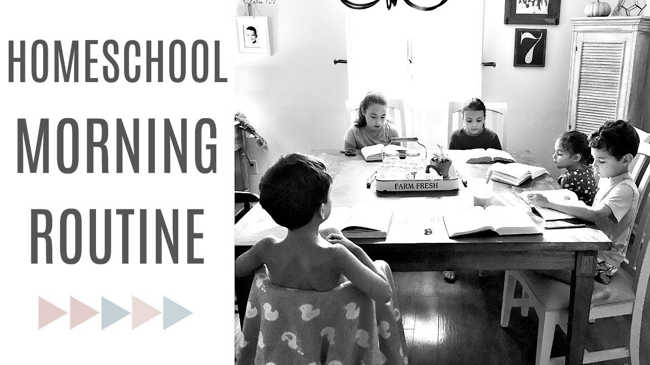 HOMESCHOOL ROUTINE | Classical Conversations & mom of 5 morning routine | Homeschool day in the life