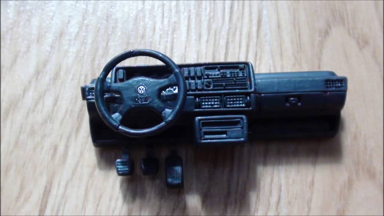VW Golf GTI-Revell, składanie modelu.