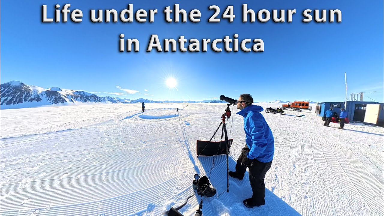 360° Timelapse of capturing the 24hr Antarctic sun