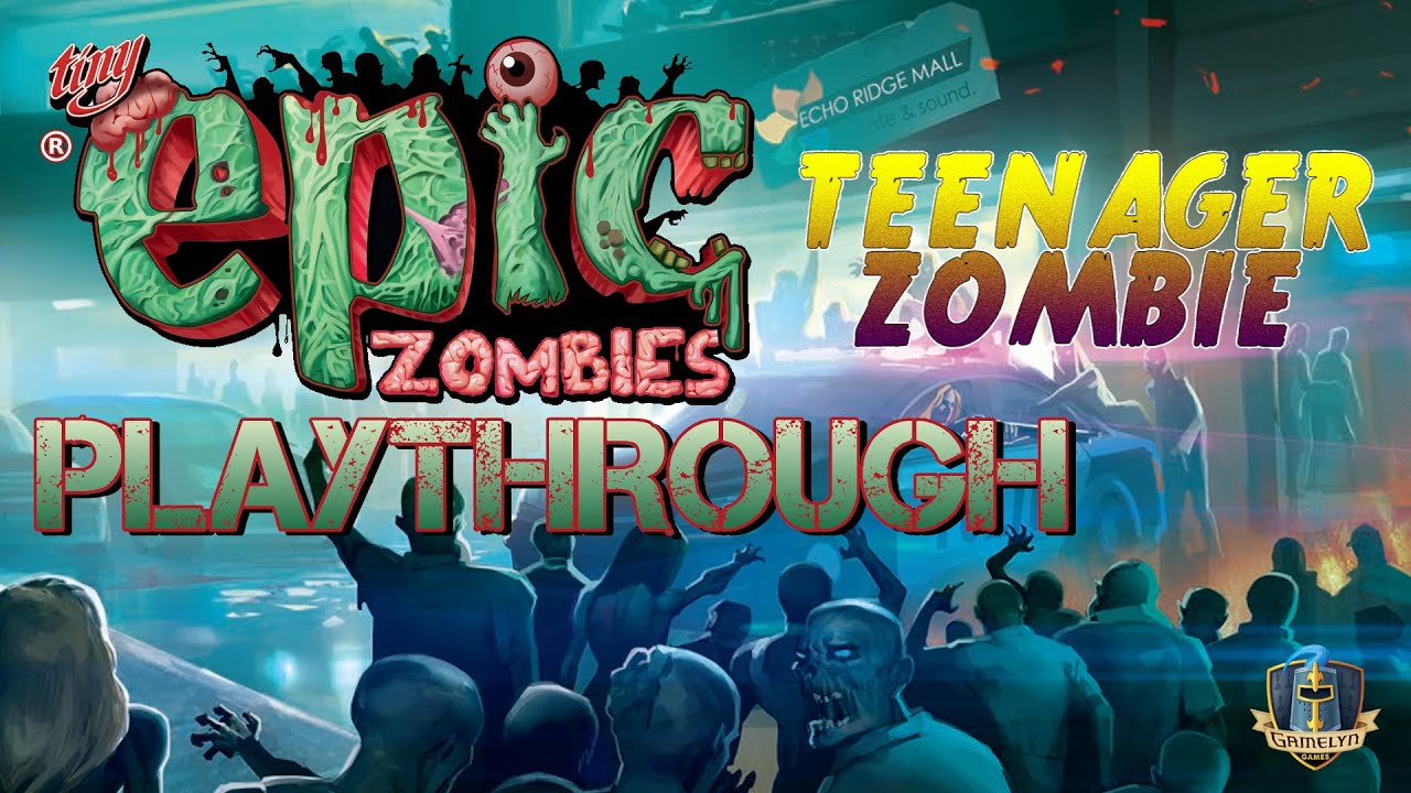 Tiny Epic Zombies playthrough (Farmer and Doctor vs Teenager Zombie)