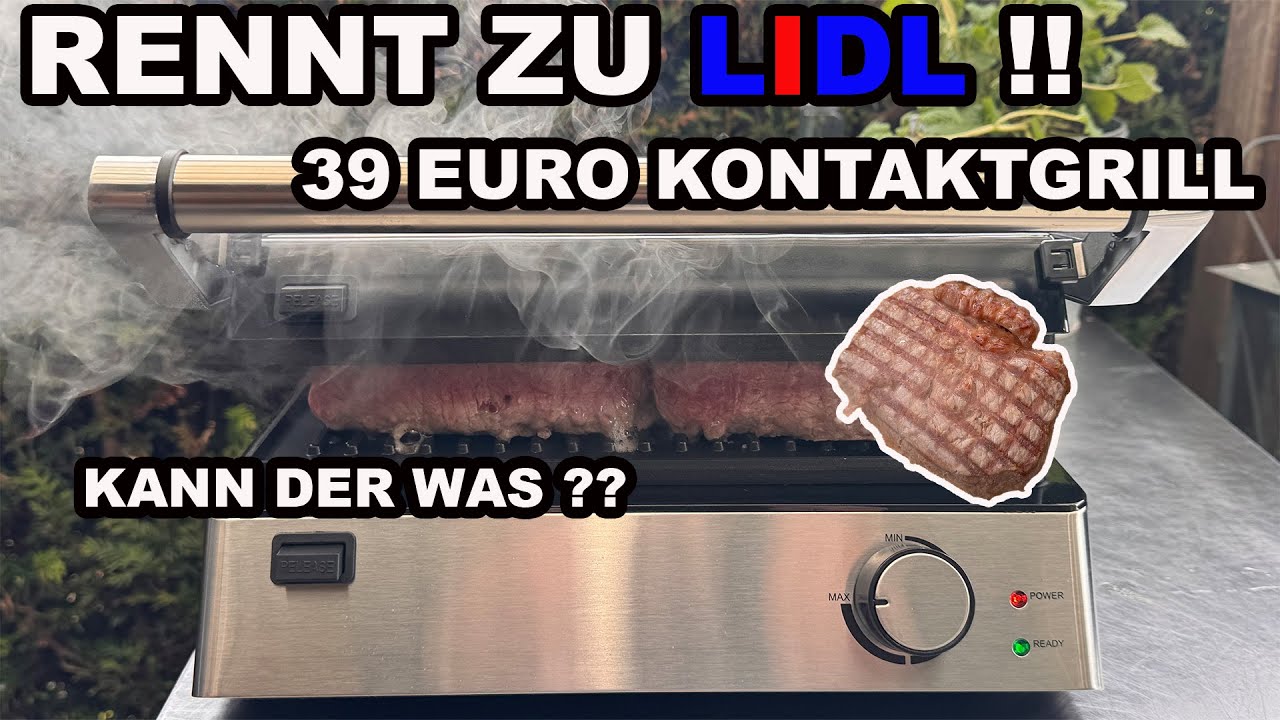 LIDL 3in1 KONTAKTGRILL FÜR 39.99 EURO kann der was ?? Angebot 13.03.2025 | The BBQ BEAR