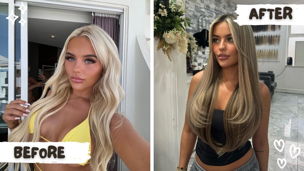 Massive Hair Transformation || ibiza glow up 🌴🫣