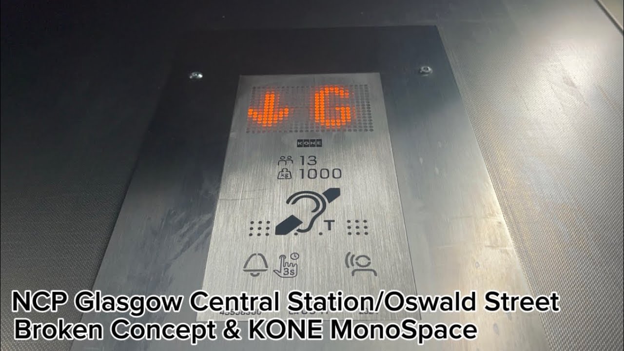 KONE MonoSpace Lift @ NCP Glasgow Central Station/Oswald Street