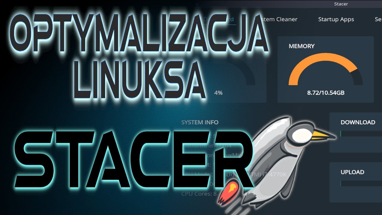 Optymalizacja systemu Linux - Program stacer i wszystko staje sie proste. Każda dystrybucja Linuksa