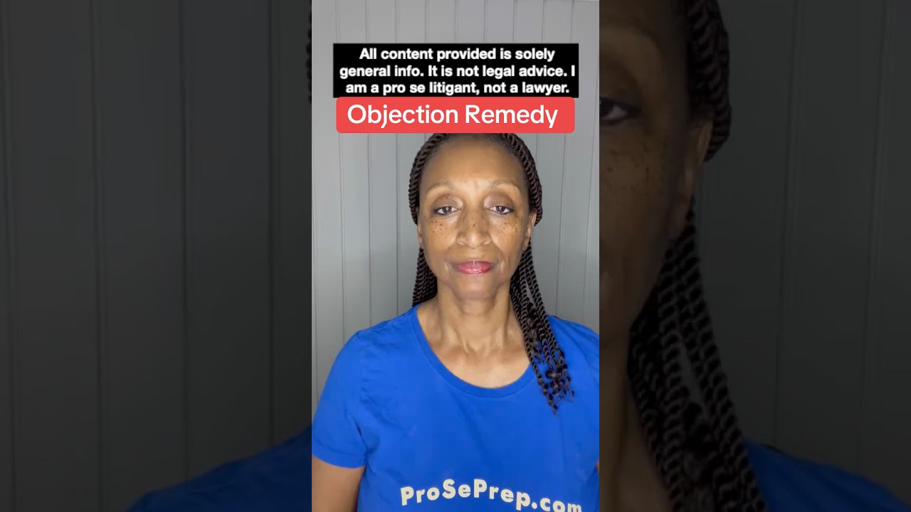 Objection Remedy