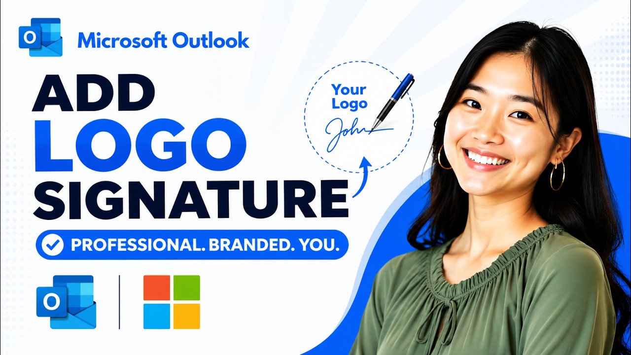 How To Add LOGO To Email Signature in Outlook (Complete Guide)