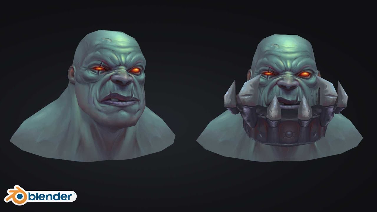 | Game Art | League of Legends Sion Handpainted Texturing in Blender