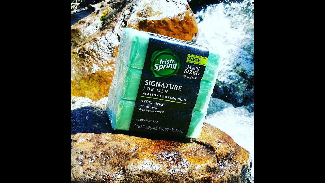 Irish Spring Signature for men hydrating bar review
