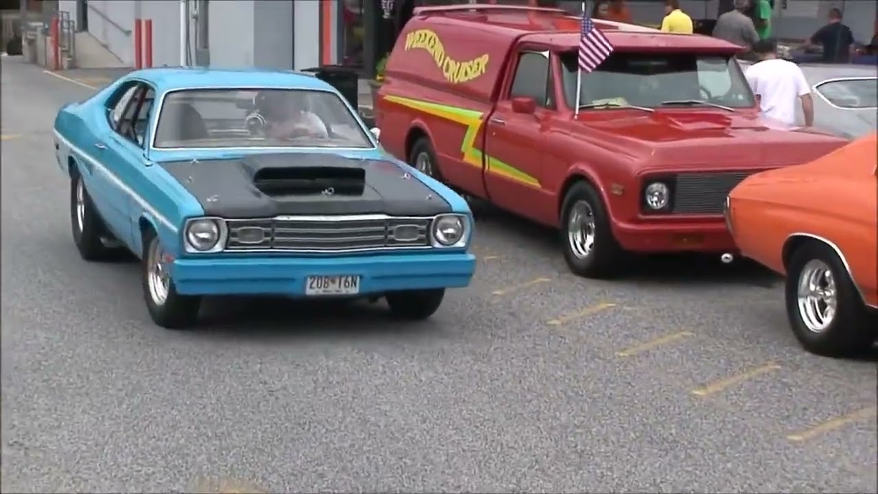 Awesome Muscle Cars and Classics on Parade Dreamgoatinc Hotrods Customs and Pro Street Cars