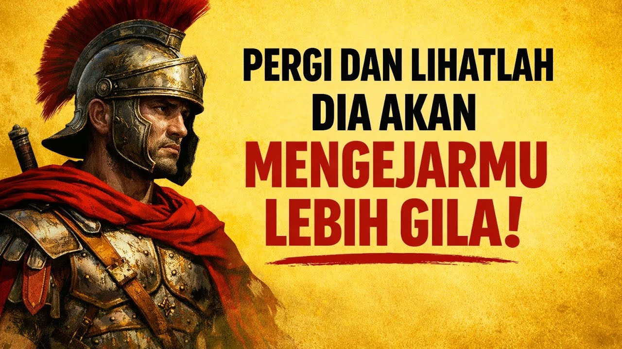 Jangan terlambat, Pergilah dan lihatlah dia akan mengejarmu lebih gila - Stoic Modern