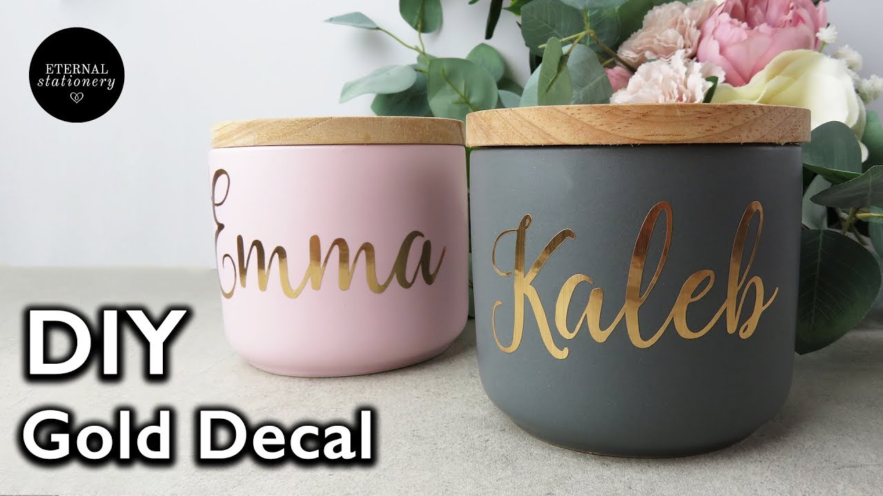 How to make Vinyl decal stickers from start to finish | How to apply Vinyl Decals | Adhesive Foil