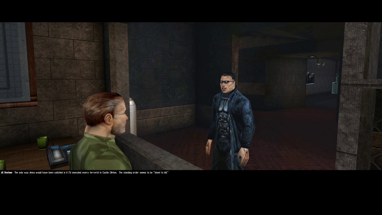 Deus Ex - JC is upset about UNATCO