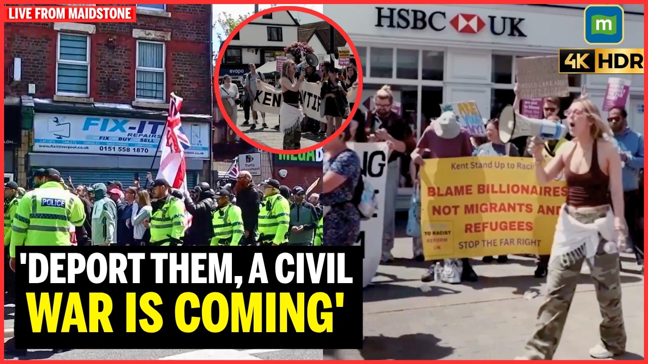 LIVE: 'UK IS SICK AND TIRED', Mass Migration Protest Hits Maidstone | Henry Nowak | Belfast Stabbing