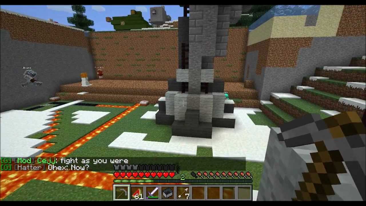 Hatventures Temp Server Fight! (with bonus Mod fight!)
