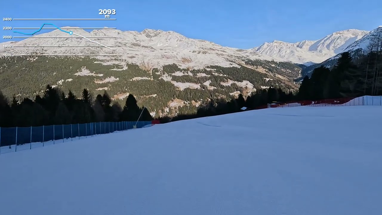 Santa Caterina di Valfurva, slope A from midway to bottom. 