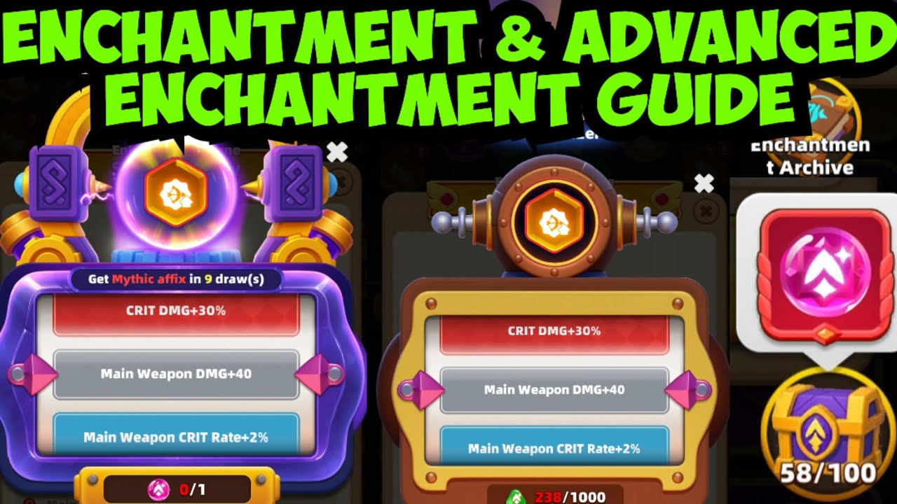 Enchantment Explained | Advanced Tips Archero 2