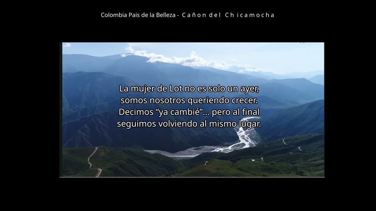 CANCIÓN - POEMA   “ No mires atrás ”